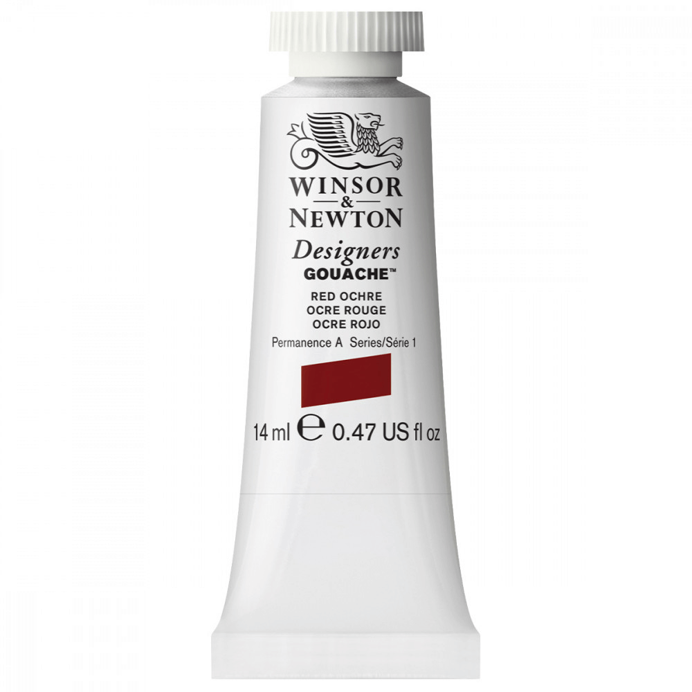 Tinta Guache Winsor & Newton Designers 14ml S1 564 Red Ochre